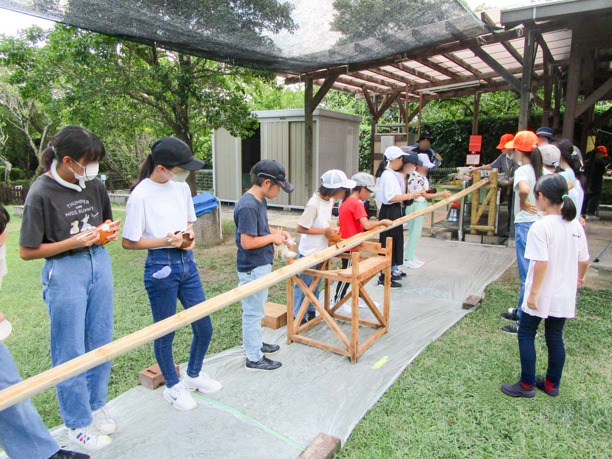 キャンピング研修　テント